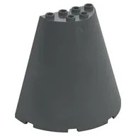 Cone Half 8 x 4 x 6, Dark Bluish Gray