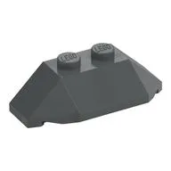 Brick Wedged, Sloped 45° 2 x 4 Triple, Dark Bluish Gray