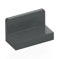 Panel 1 x 2 x 1 [Rounded Corners], Dark Bluish Gray