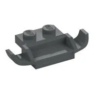 Grille / Spoiler with 1 x 2 Plate, 2 x 2 Anti-studs (Racers Car), Dark Bluish Gray