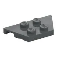 Wedge Plate 2 x 4, Dark Bluish Gray
