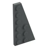 Wedge Plate 6 x 3 Right, Dark Bluish Gray