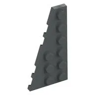 Wedge Plate 6 x 3 Left, Dark Bluish Gray