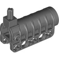 Launcher, Technic Competition Cannon Flat Bottom [Complete Assembly], Dark Bluish Gray