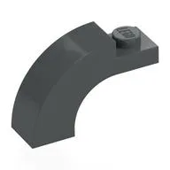 Brick Arch 1 x 3 x 1 2/3 Curved Top, Dark Bluish Gray
