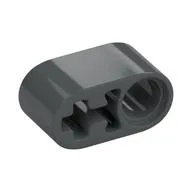 Technic Beam 1 x 2 Thick with Pin Hole and Axle Hole, Dark Bluish Gray