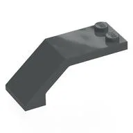Windscreen 5 x 2 x 1 2/3, Dark Bluish Gray