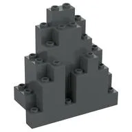 Rock Panel Triangular 3 x 8 x 7, Dark Bluish Gray