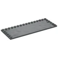 Plate Special 6 x 16, Studs on 3 Edges, Dark Bluish Gray