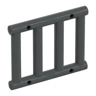 Bar 1 x 4 x 3 [End Tabs], Dark Bluish Gray