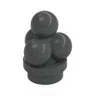 Food Ice Cream Scoops, Dark Bluish Gray