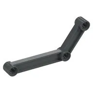 Technic Link 1 x 9 Bent (6 - 4), Dark Bluish Gray