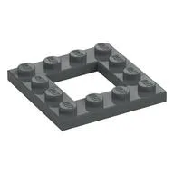Plate Special 4 x 4 with 2 x 2 Opening, Dark Bluish Gray