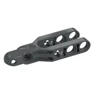 Technic Steering Arm 5.5 x 2 with Towball Socket Rounded, Chamfered [Reinforced], Dark Bluish Gray