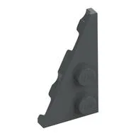 Wedge Plate 2 x 4 27° Left, Dark Bluish Gray