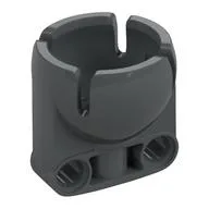 Technic Steering Ball Joint Large Receptacle [Big Ridges], Dark Bluish Gray