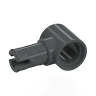 Technic Pin Connector Hub with 1 Pin with Friction Ridges Lengthwise [Centered Friction Ridge], Dark Bluish Gray