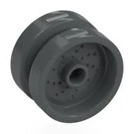 Wheel 18 x 12 with Pin Hole and Stud, Dark Bluish Gray