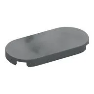 Tile Round 2 x 4, Dark Bluish Gray