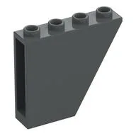 Brick Sloped Inverted 60° 1 x 4 x 3, Dark Bluish Gray
