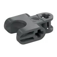 Technic Axle Connector 2 x 3 with Ball Socket, Closed Sides, Dark Bluish Gray