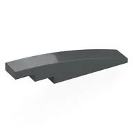 Brick Curved 1 x 6, Dark Bluish Gray