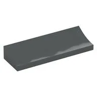 Brick Curved 2 x 6 Inverted, Dark Bluish Gray