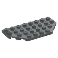 Wedge Plate 4 x 8 Cut Corners, Dark Bluish Gray