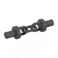 Chain 2L with Bars, Dark Bluish Gray