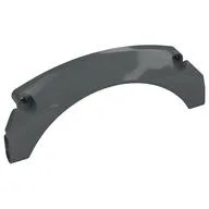 Technic Panel Car Mudguard Arched 13 x 2 x 5, Arched Top, Dark Bluish Gray