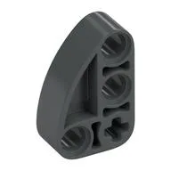 Technic Beam 2 x 3 L-Shape with Quarter Ellipse Thick, Dark Bluish Gray