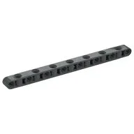 Technic Beam 1 x 15 Thick with Alternating Holes, Dark Bluish Gray