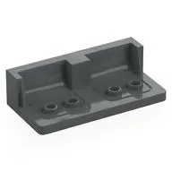 Panel 3 x 6 Car Seat with 4 Studs, Dark Bluish Gray