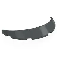 Wheel Arch, Mudguard 8 x 4 x 1, Dark Bluish Gray