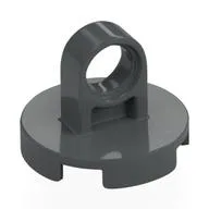 Tile Special Round 2 x 2 - Thick Lifting Ring, Dark Bluish Gray
