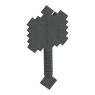 Tool Mace Blocky, Double, Dark Bluish Gray