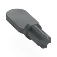 Technic Axle with Oval Panel, Dark Bluish Gray