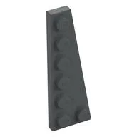 Wedge Plate 6 x 2 Right, Dark Bluish Gray
