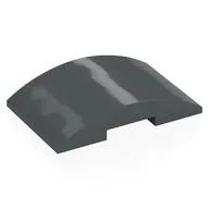 Brick Curved 4 x 6 Double, 2 x 4 Cutout, Dark Bluish Gray