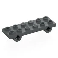 Plate Special 2 x 6 with Axle Holes, Dark Bluish Gray