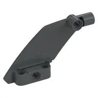 Technic Panel Curved 5 x 7 Parallelogram Left, Dark Bluish Gray