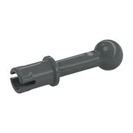 Technic Pin with Friction, Bar 2L and Towball, Dark Bluish Gray