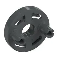 Rotation Joint Socket with 2 Pins, Dark Bluish Gray