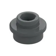Plate Round 1 x 1 with Open Stud, Dark Bluish Gray