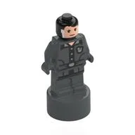 Minifig Trophy Statuette, Narcissa Malfoy, Dark Bluish Grey Outfit, Dark Bluish Gray
