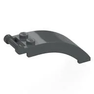 Windscreen 6 x 2 x 2 with Handle, Dark Bluish Gray