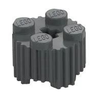 Brick Round 2 x 2 [Grill], Dark Bluish Gray