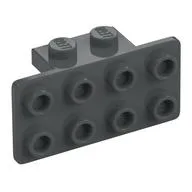 Bracket 1 x 2 - 2 x 4, Dark Bluish Gray