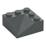 Brick Sloped 33° 3 x 3 Double Concave, Dark Bluish Gray