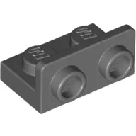 Bracket 1 x 2 - 1 x 2 Inverted, Dark Bluish Gray